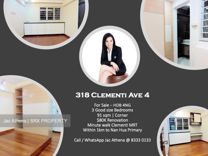 Blk 318 Clementi Avenue 4 (Clementi), HDB 4 Rooms #186330352
